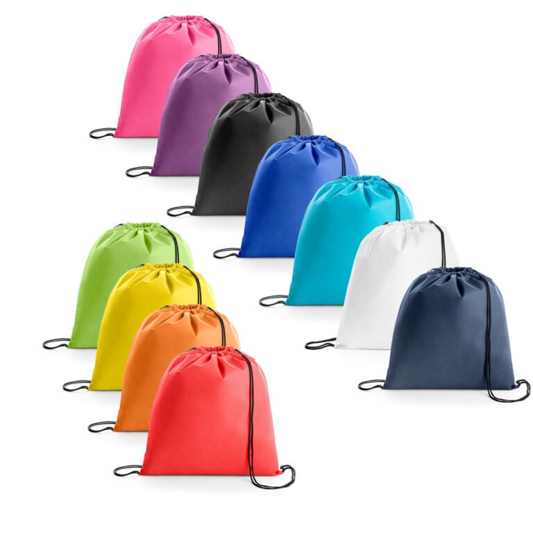 92904-BOXP. Sacola tipo mochila em non-woven (80 g/m²)
