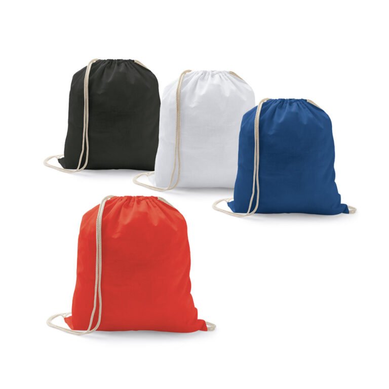 92914-ILFORD. Sacola tipo mochila 100% algodão (100g/m²)