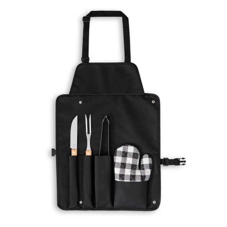 94112-CHAMP. Kit churrasco com 4 utensílios