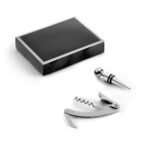 94191-BARREL. Conjunto para vinho em zinco