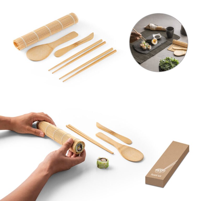 94314-MORIMOTO. Kit para sushi em bambu