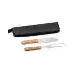 94365-LOVAGE. Kit churrasco com estojo em 210D com 2 peças