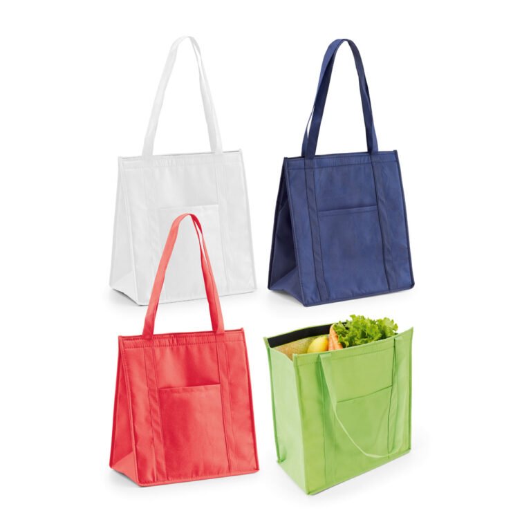 98410-ROTTERDAM. Cooler. Sacola térmica 10 L em non-woven (80 g/m²)